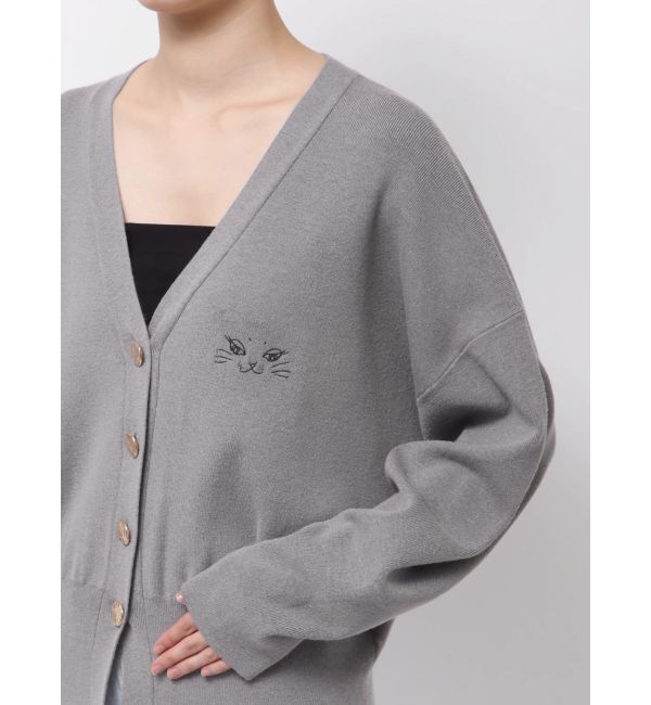 LAGUNAMOON「LAGUNA CATニットカーデ」|カーディガン|