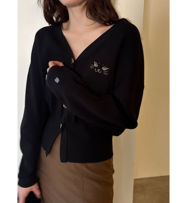 LAGUNAMOON「LAGUNA CATニットカーデ」|カーディガン|