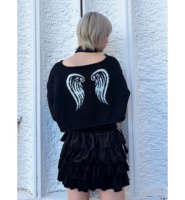 jouetie「オフショルチョーカーショートニット」|ニット・セーター|