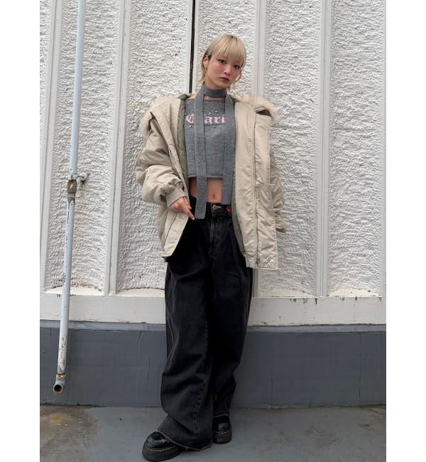 jouetie「オフショルチョーカーショートニット」|ニット・セーター|