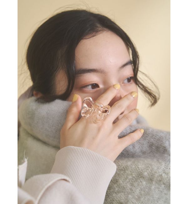 merry jenny「clear ribbon ring」|リング|