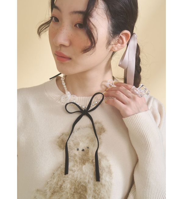 merry jenny「clear ribbon ring」|リング|