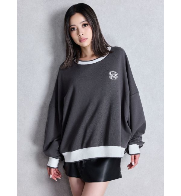 GYDA「GYDA BICOLOR スウェットトップス」|スウェット・ジャージ|