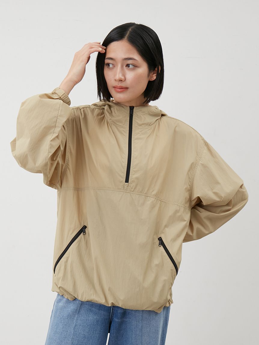 Mila Owen「撥水リサイクルナイロンアノラックパーカー」|パーカー|