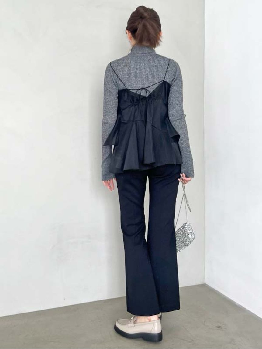 SNIDEL「美脚ストレッチパンツ」|チノ|