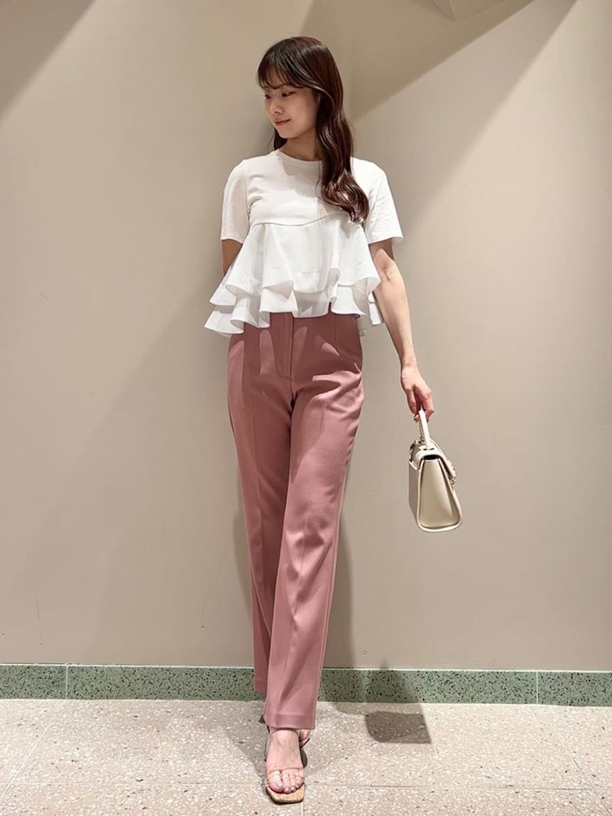 SNIDEL「美脚ストレッチパンツ」|チノ|