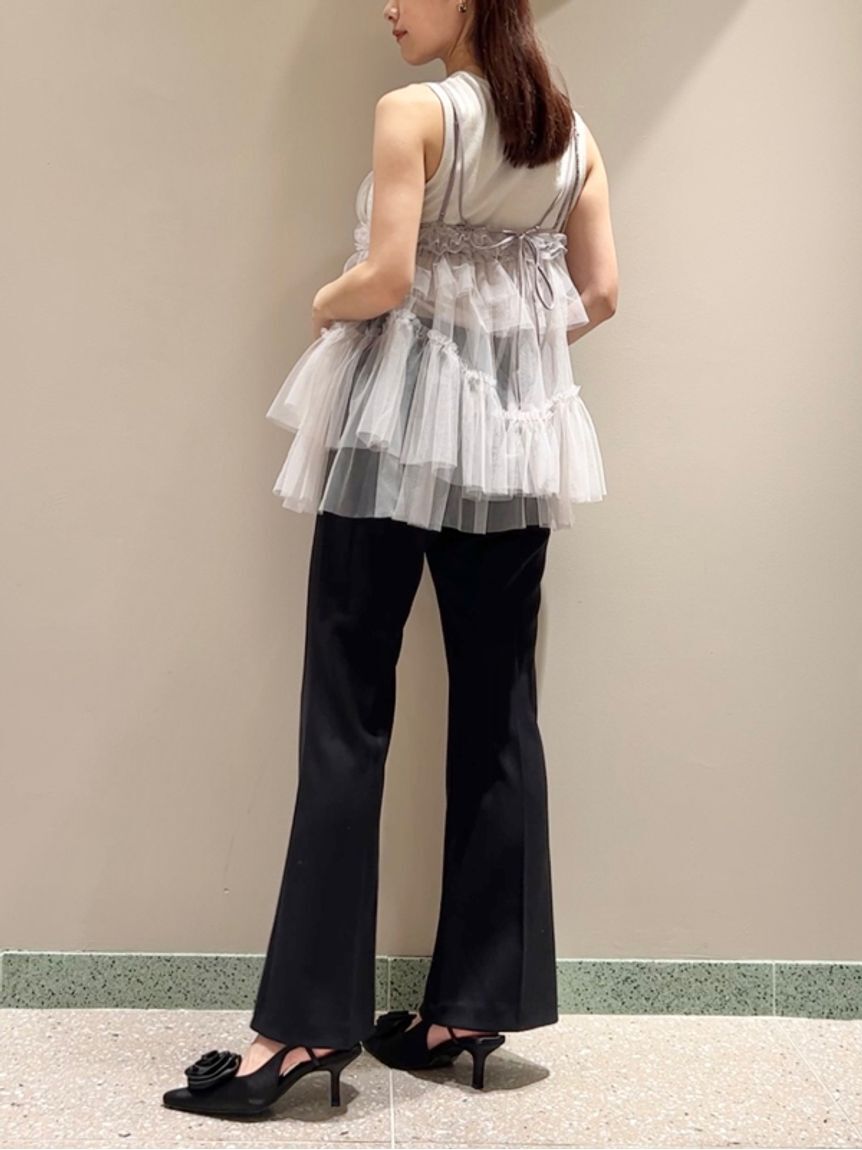 SNIDEL「美脚ストレッチパンツ」|チノ|