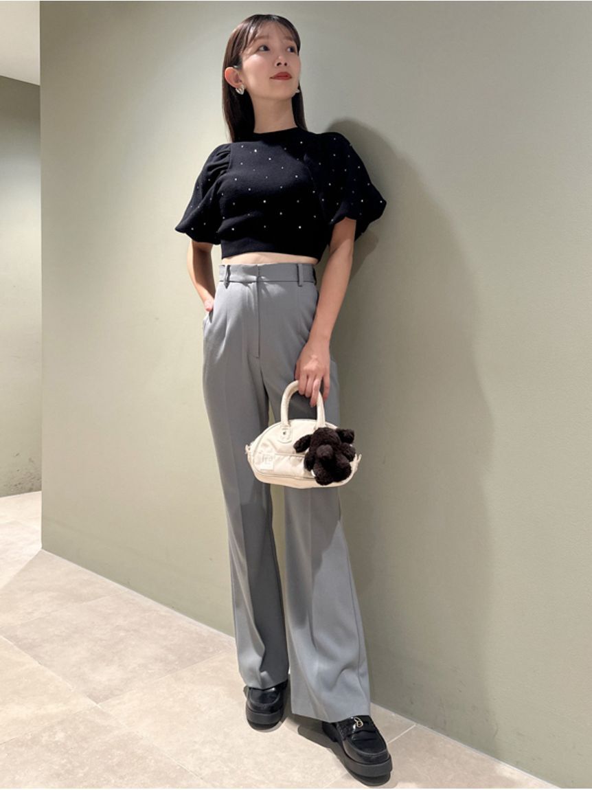 SNIDEL「美脚ストレッチパンツ」|チノ|