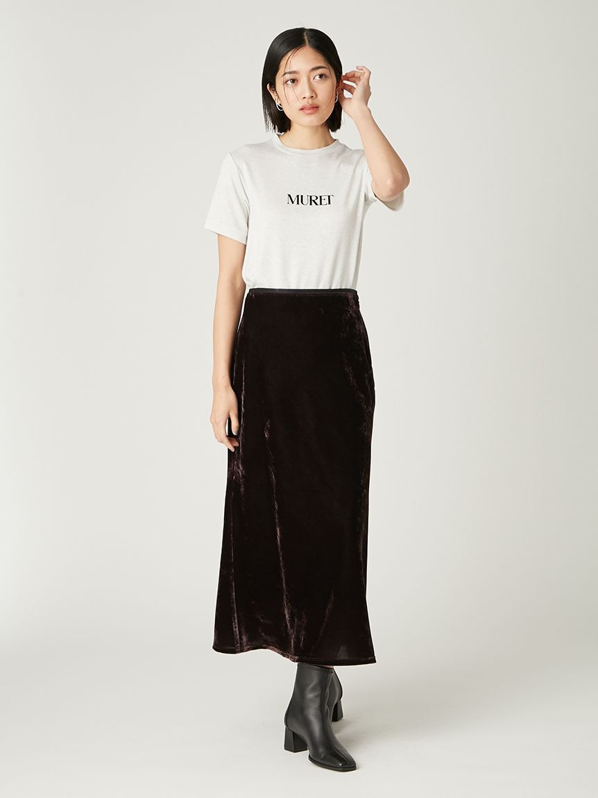 FRAY I.D「ラメフライスプリントTシャツ」|Tシャツ・カットソー|