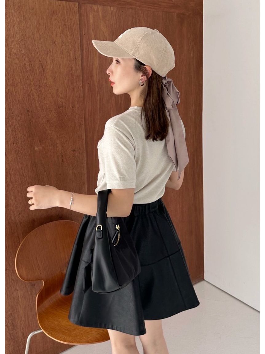 FRAY I.D「ラメフライスプリントTシャツ」|Tシャツ・カットソー|