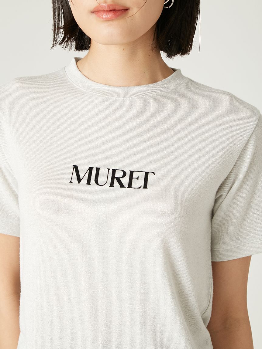 FRAY I.D「ラメフライスプリントTシャツ」|Tシャツ・カットソー|