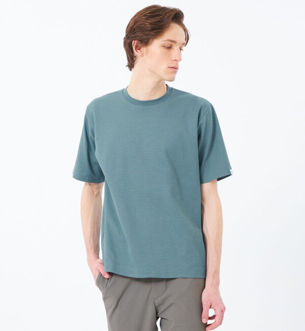 MACKINTOSH PHILOSOPHY「【予約販売】クルーネックTシャツ リンクスチェック」|Tシャツ・カットソー|カーキ