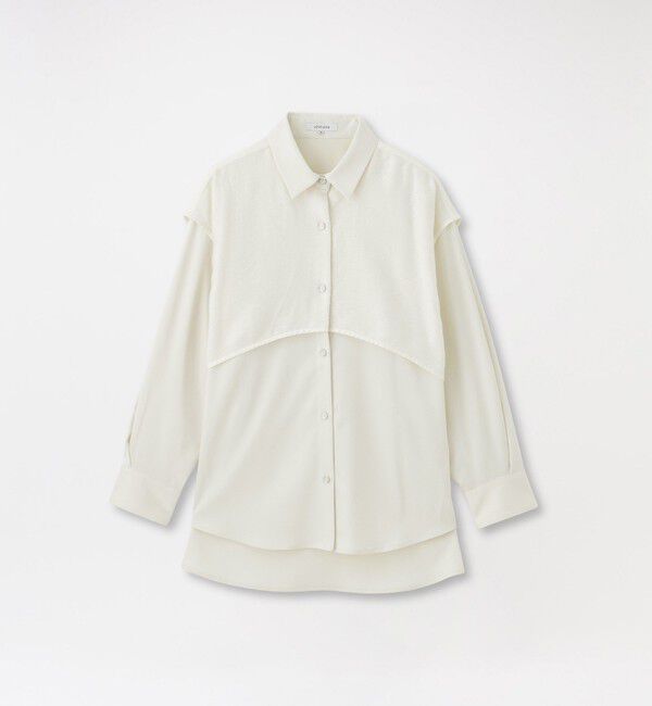  「レイヤードライクシャツ」|シャツ・ブラウス|ホワイト