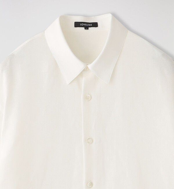  「リネンミックスシャツ」|シャツ・ブラウス|