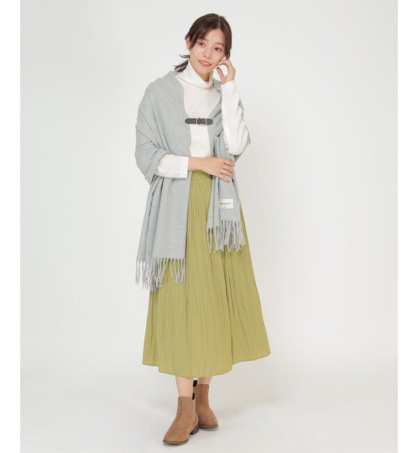 ikka「カシミヤタッチ無地マフラー」|マフラー|