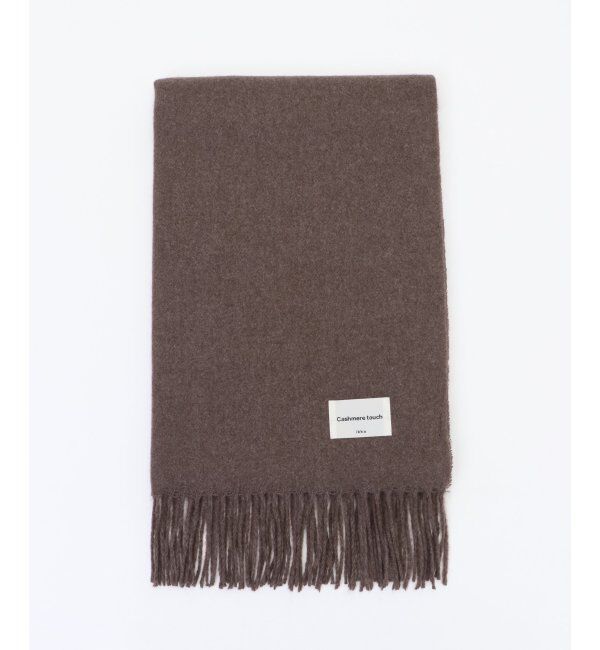 ikka「カシミヤタッチ無地マフラー」|マフラー|