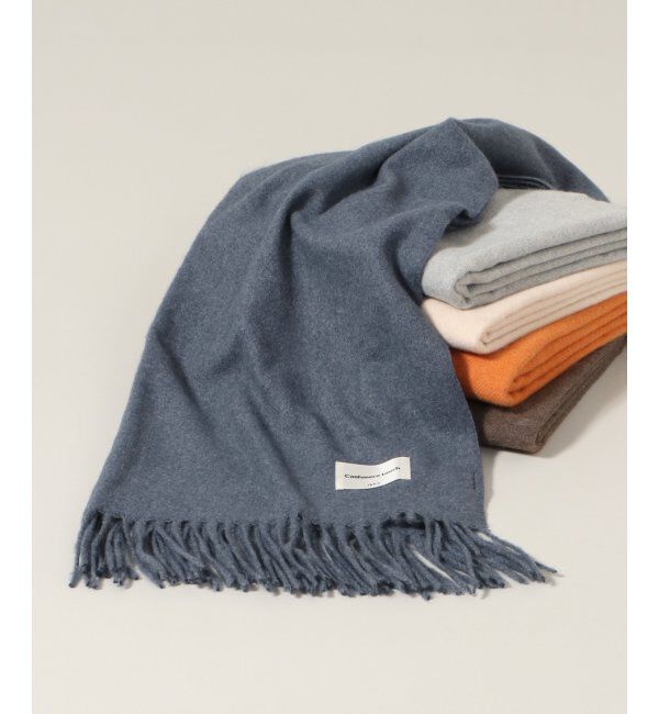 ikka「カシミヤタッチ無地マフラー」|マフラー|ブルー