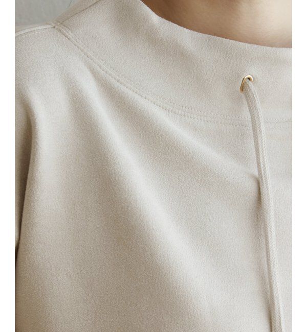 ikka「【親子おそろい】GOKU楽 カットスエードスピンドルプルオーバー」|パーカー|