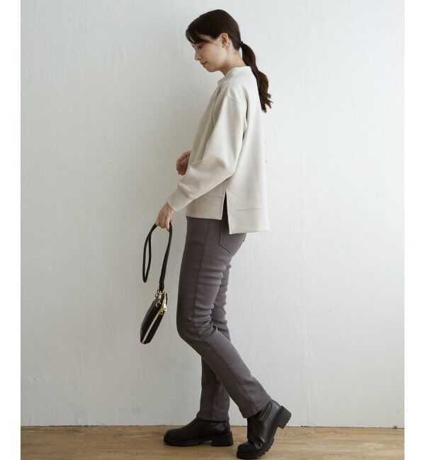 ikka「【親子おそろい】GOKU楽 カットスエードスピンドルプルオーバー」|パーカー|