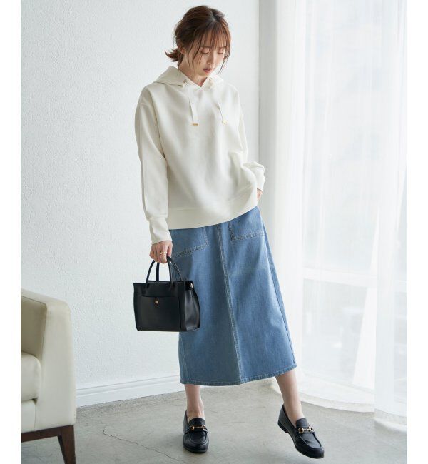 ikka「GOKU楽ダンボールフードパーカー」|パーカー|