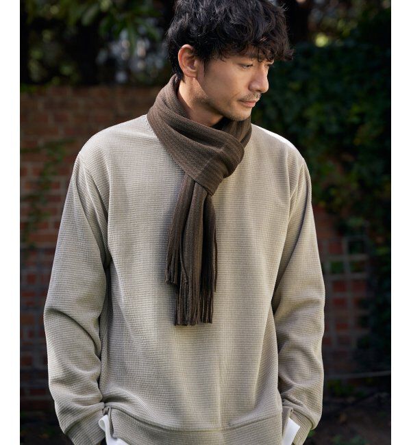 ikka「ラッセルシャドーストライプマフラー」|マフラー|