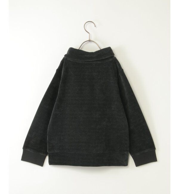 ikka kids「カットモールコンチョショール襟プルオーバー（120~160cm）」|Tシャツ・カットソー|