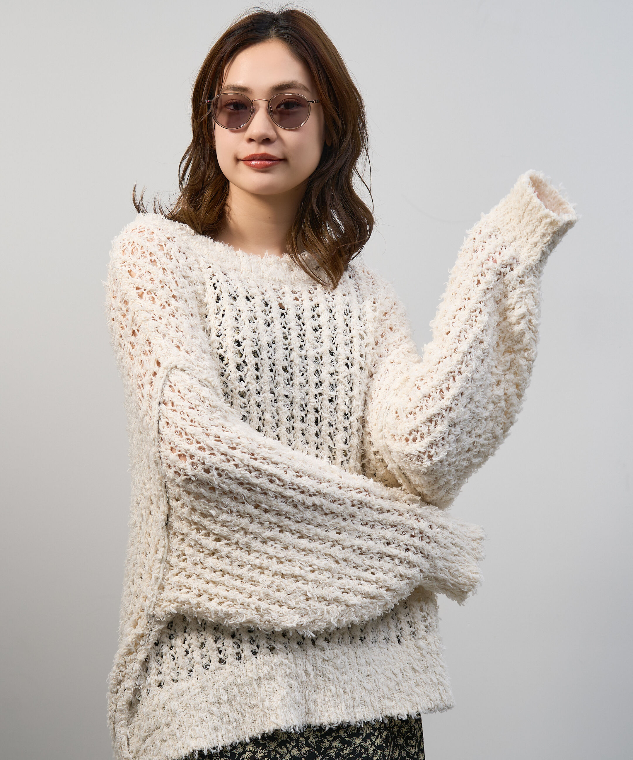  「Zoff | UNITED ARROWS ボストン型 サングラス メタルフレーム UVカット ズレ防止 ユナイテッドアローズ」|サングラス|