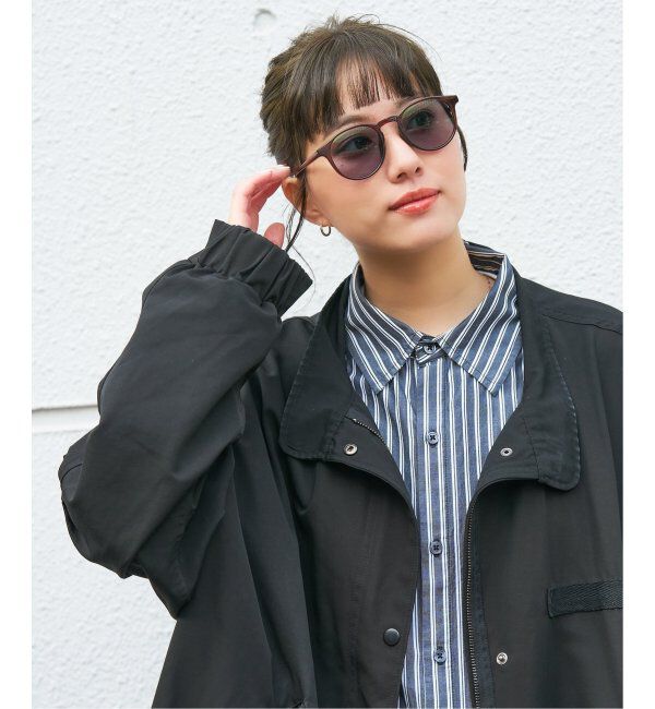  「【WEB限定】ボストン型 調光サングラス | カラーレンズ 軽量 紫外線対策 UVカット レンズの色が変わる」|サングラス|