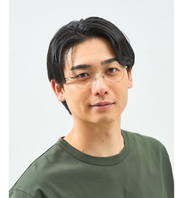  「ウェリントン型 メガネ 軽量｜メタルフレーム｜伊達メガネ 度付きメガネ｜大人可愛い  レンズ交換券付」|メガネ|