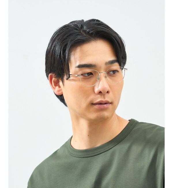  「ウェリントン型 メガネ 軽量｜メタルフレーム｜伊達メガネ 度付きメガネ｜大人可愛い  レンズ交換券付」|メガネ|