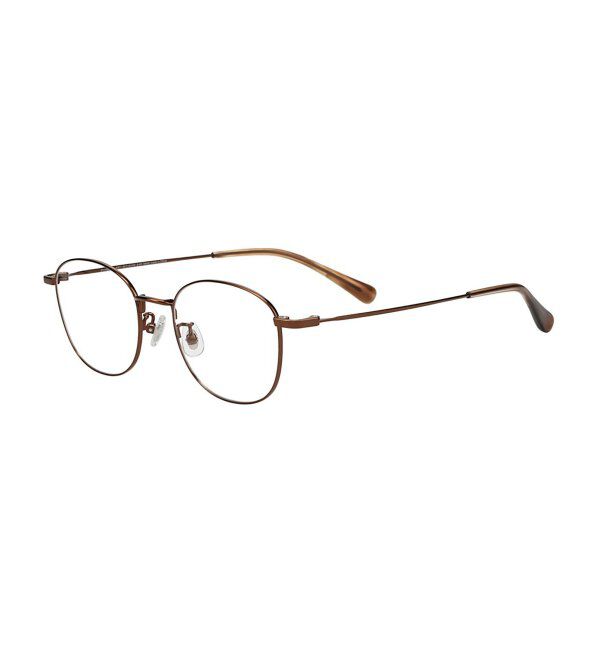  「ウェリントン型 メガネ 軽量｜メタルフレーム｜伊達メガネ 度付きメガネ｜大人可愛い  レンズ交換券付」|メガネ|