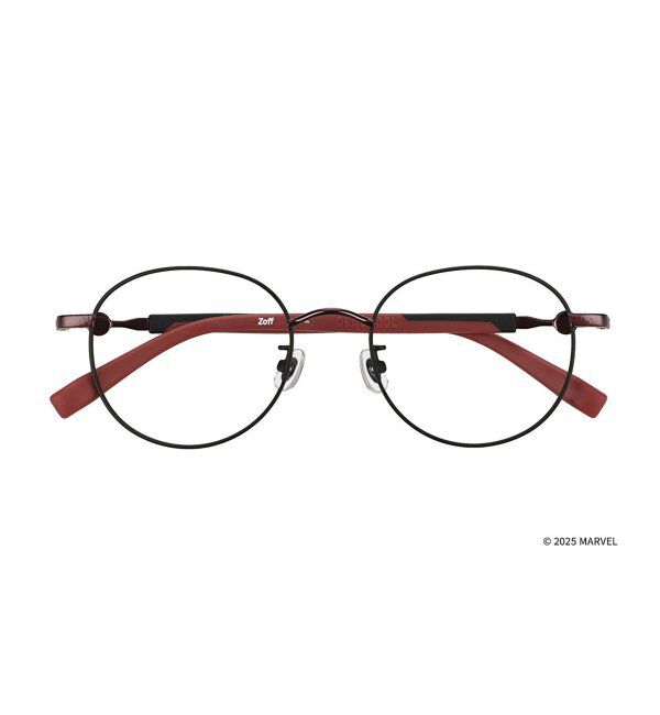  「MARVEL COLLECTION【デッドプール モデル】 メガネ | 伊達メガネ 度付き   レンズ交換券付」|メガネ|