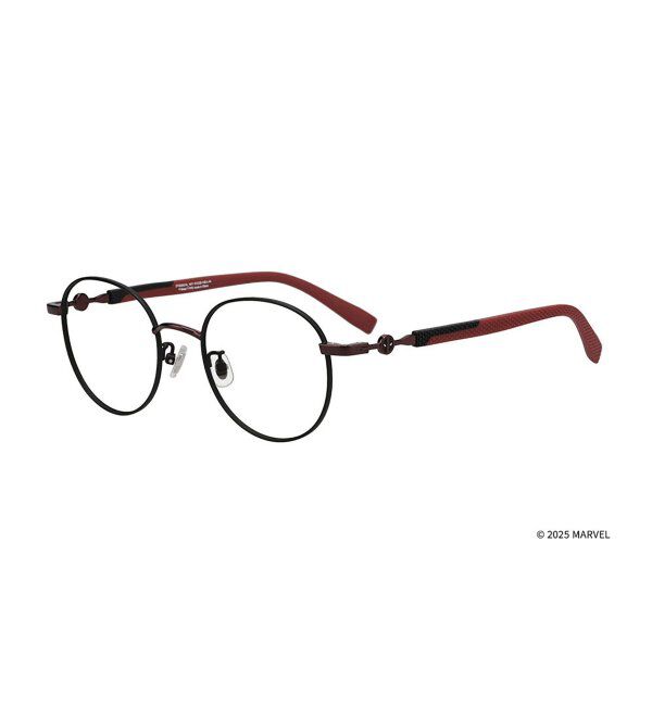  「MARVEL COLLECTION【デッドプール モデル】 メガネ | 伊達メガネ 度付き   レンズ交換券付」|メガネ|