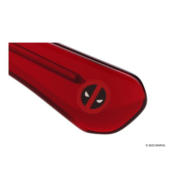  「MARVEL COLLECTION【デッドプール モデル】 ウェリントン型 メガネ | 伊達メガネ 度付き   レンズ交換券付」|メガネ|