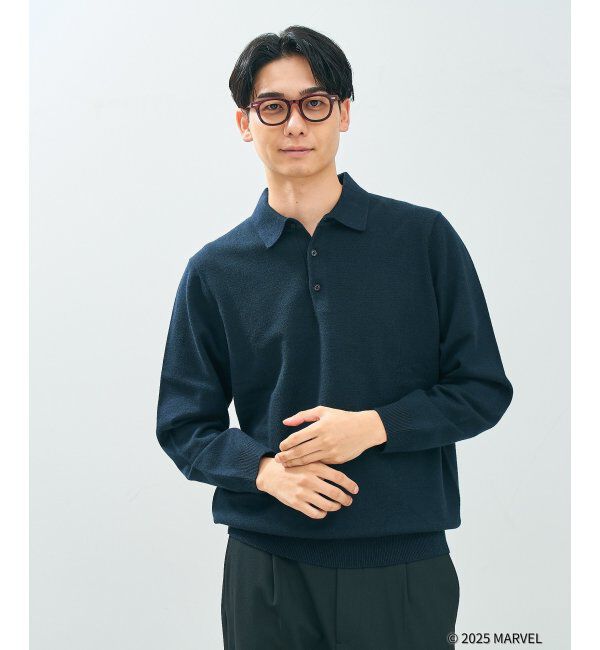  「MARVEL COLLECTION【デッドプール モデル】 ウェリントン型 メガネ | 伊達メガネ 度付き   レンズ交換券付」|メガネ|