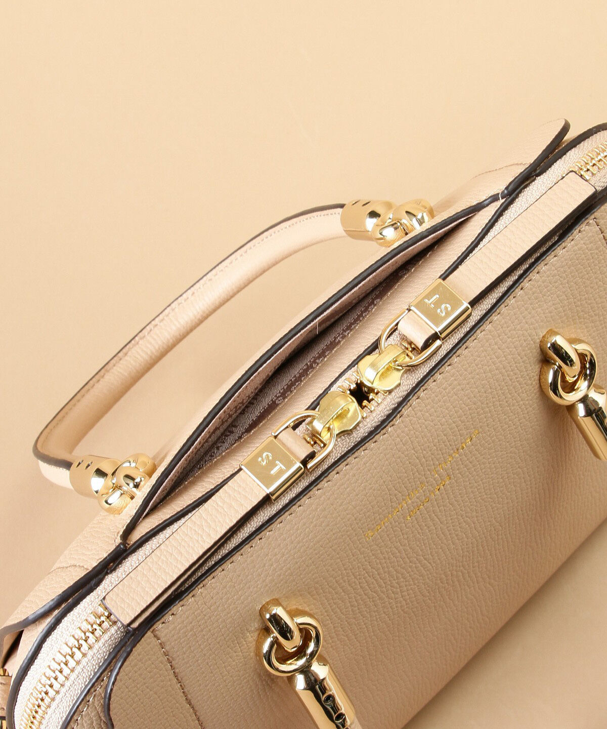 Samantha Thavasa「アベクトワ レザーハンドバッグ」|ハンドバッグ|