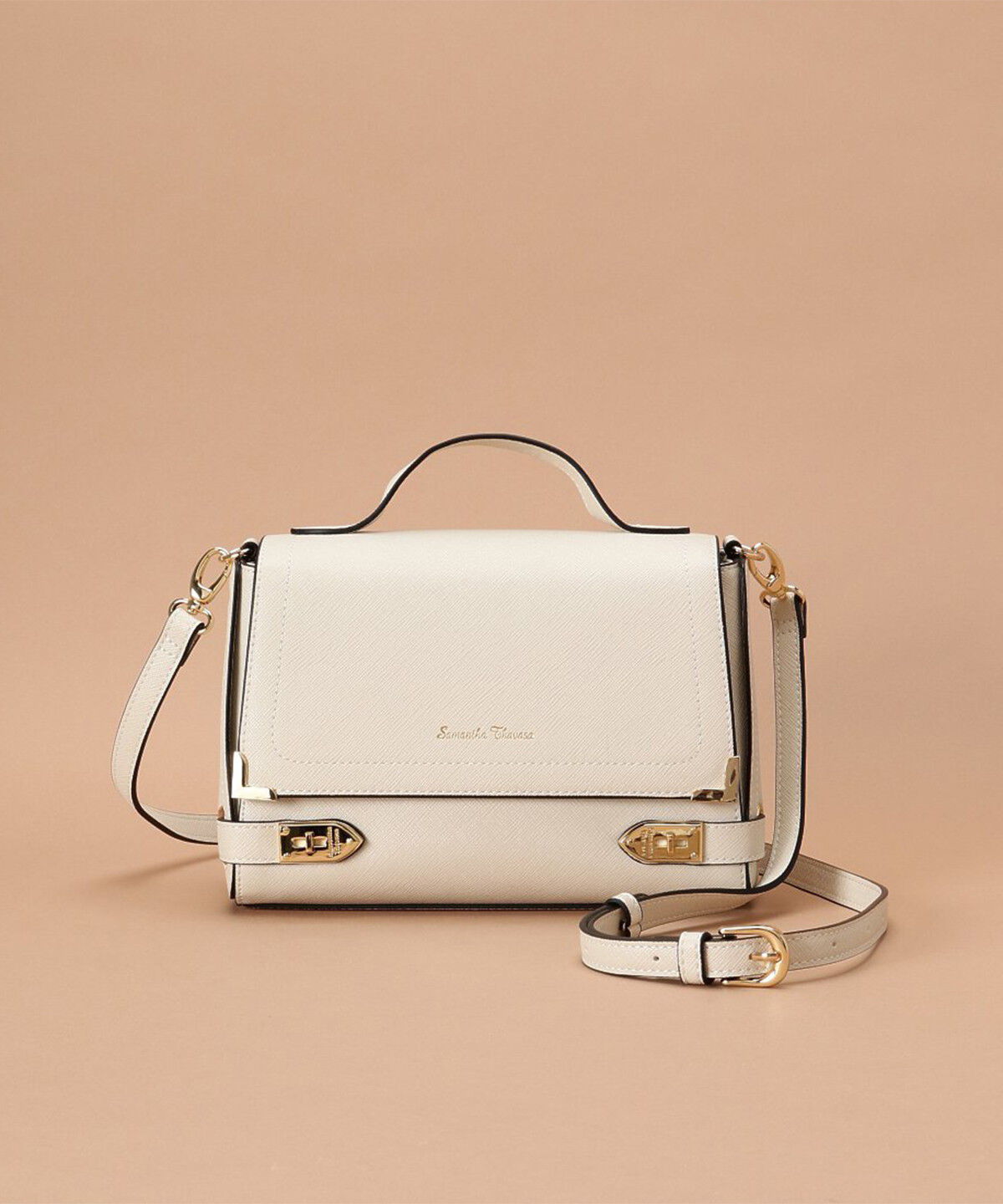 Samantha Thavasa「エールショルダーバッグ　大」|ショルダー・メッセンジャー|オフホワイト