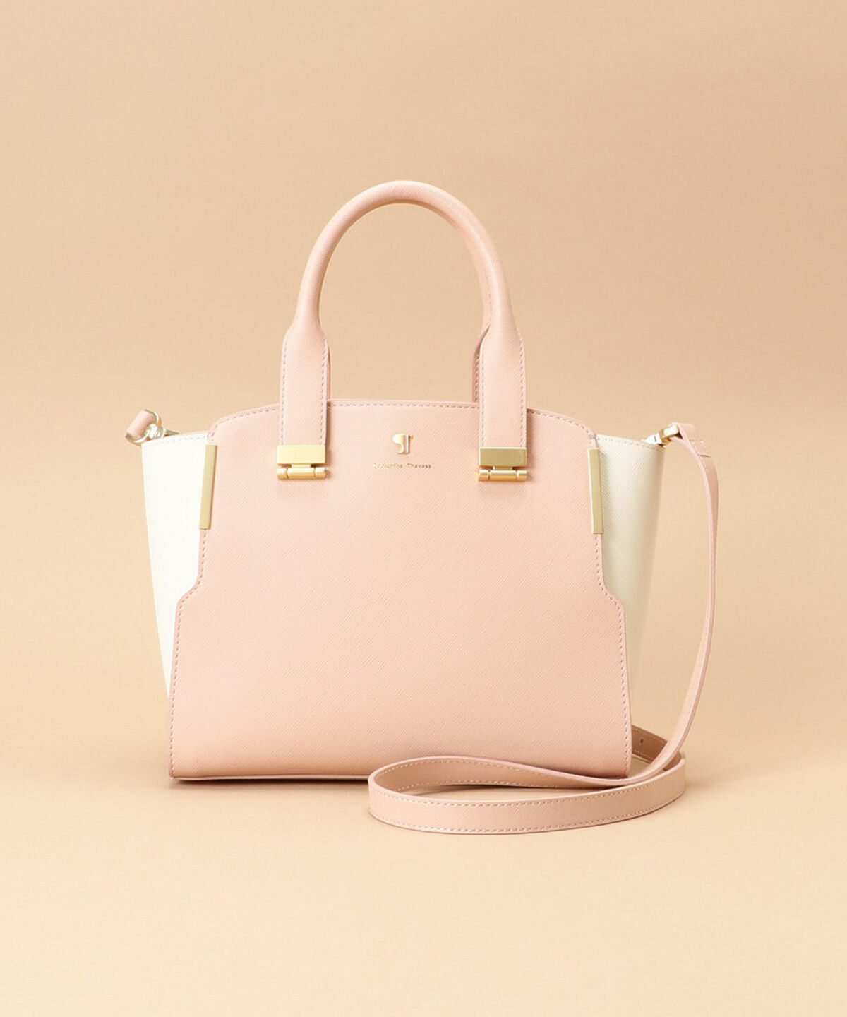 Samantha Thavasa「Pomme d'espoir ポムディスポワール バイカラーハンドルバッグ」|ハンドバッグ|