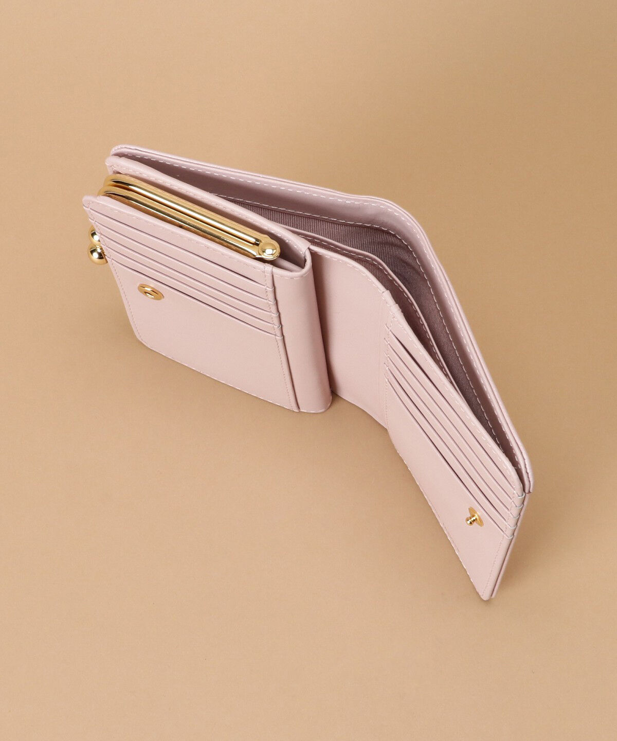 Samantha Thavasa「ラメレザービジュー 口金折財布」|財布|