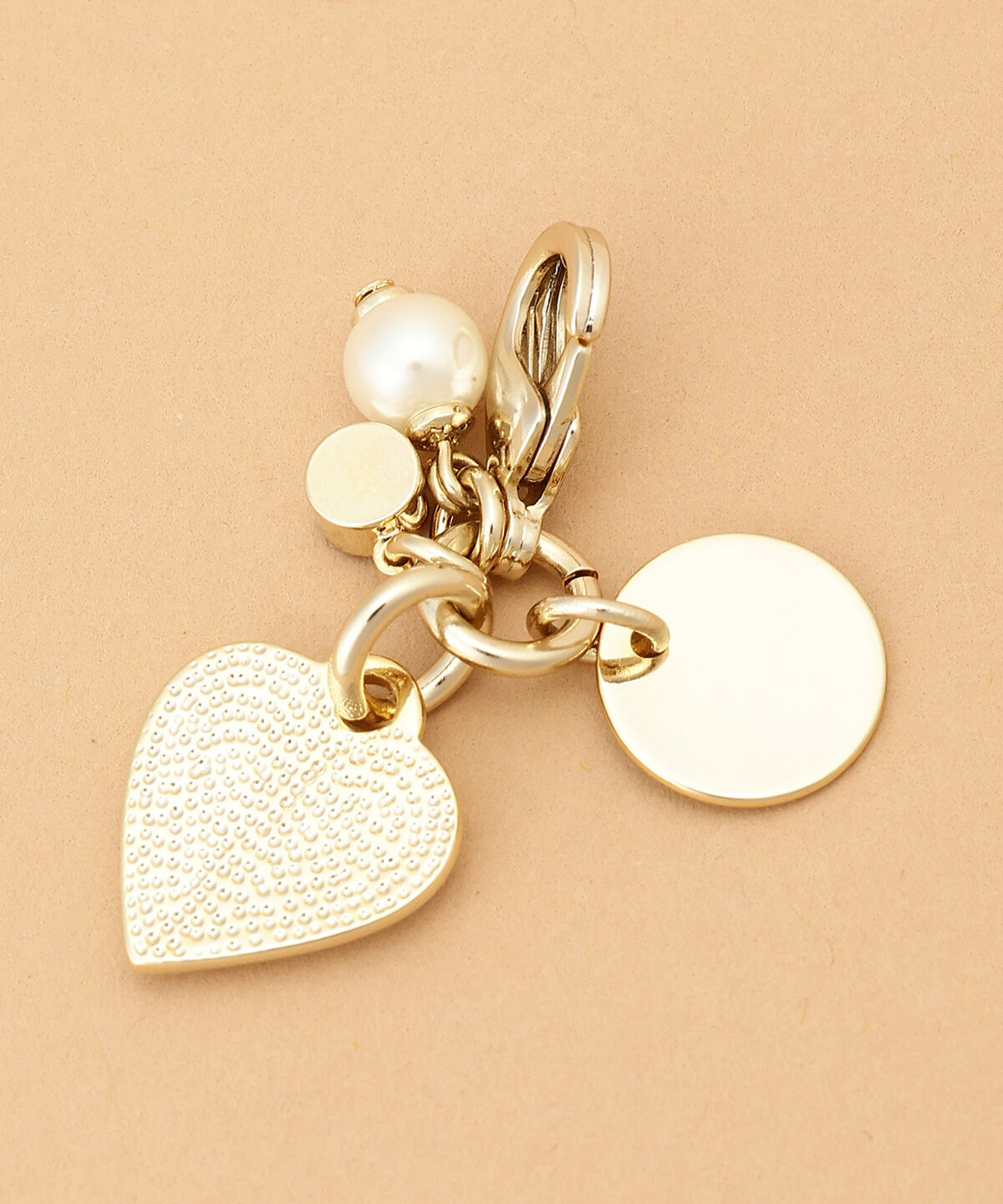 Samantha Thavasa「ゴールドハートファスナーチャーム」|チャーム・キーホルダー|