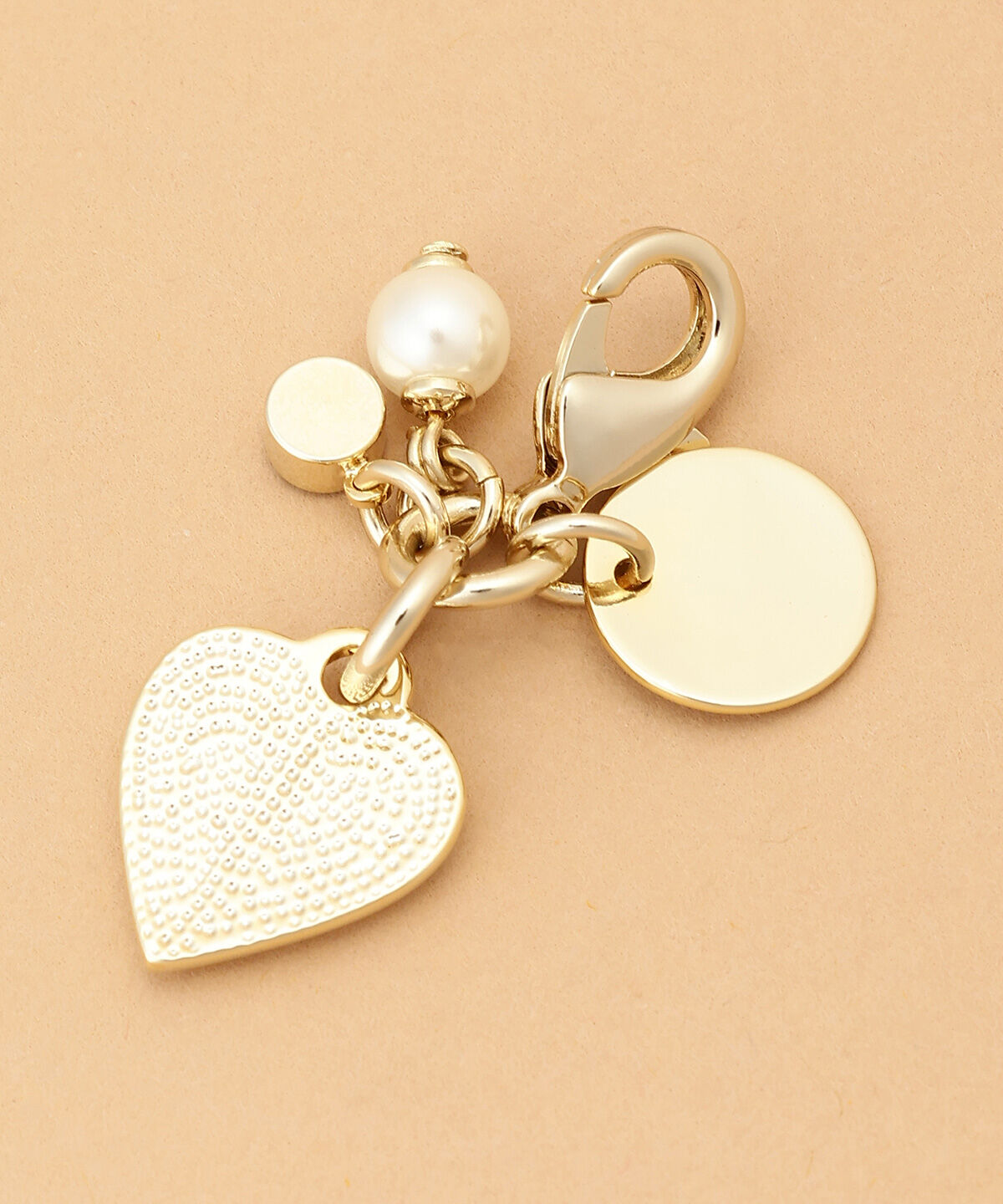 Samantha Thavasa「ゴールドハートファスナーチャーム」|チャーム・キーホルダー|