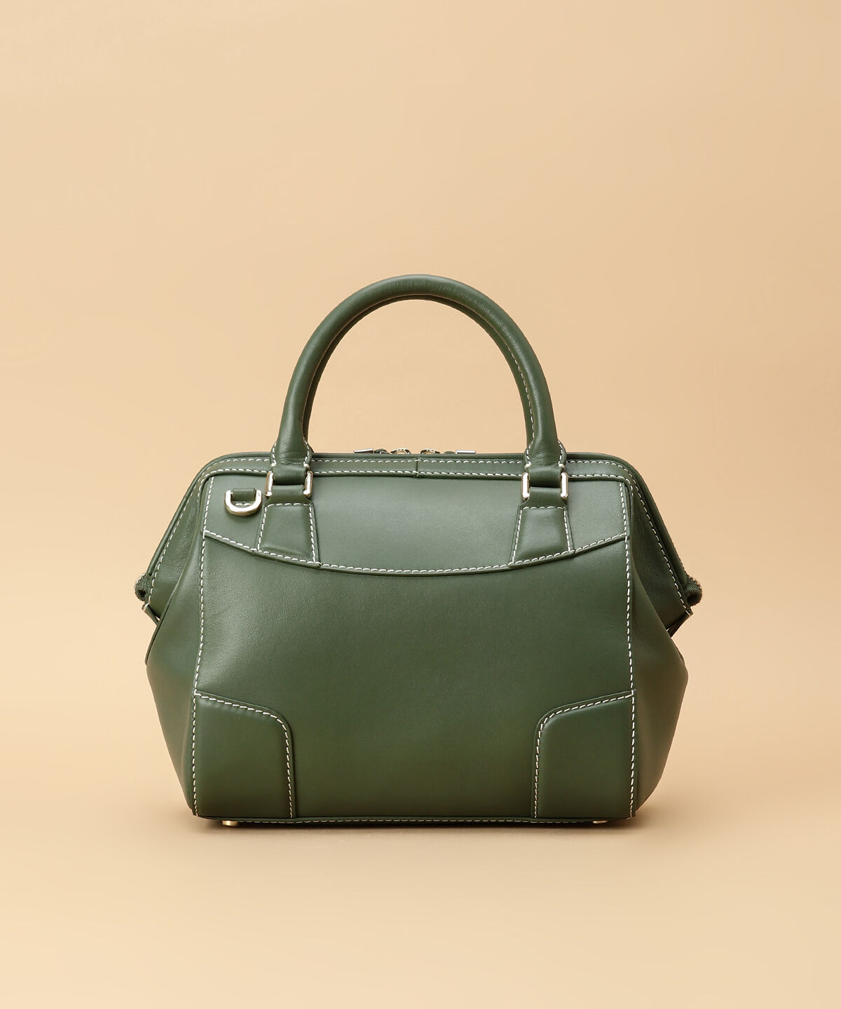 Samantha Thavasa「イタリアンカーフレザー ボストンバッグ 大サイズ」|ハンドバッグ|