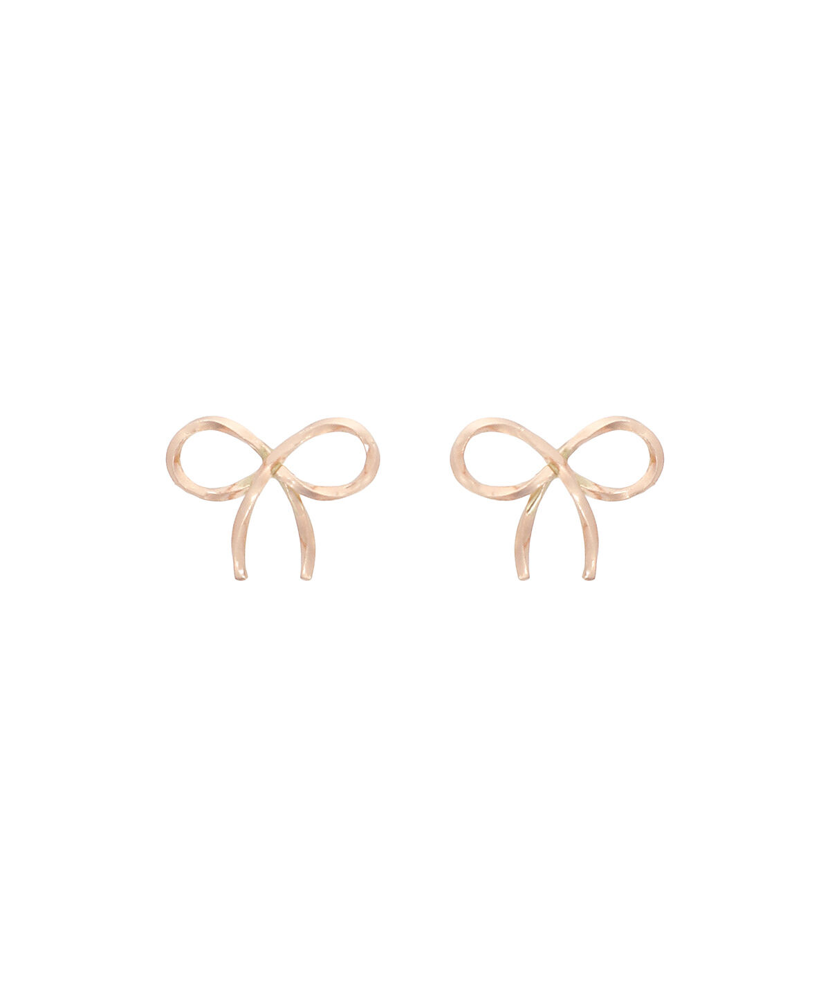 Samantha Tiara「K10PG リボンピアス」|ピアス|K10 PG