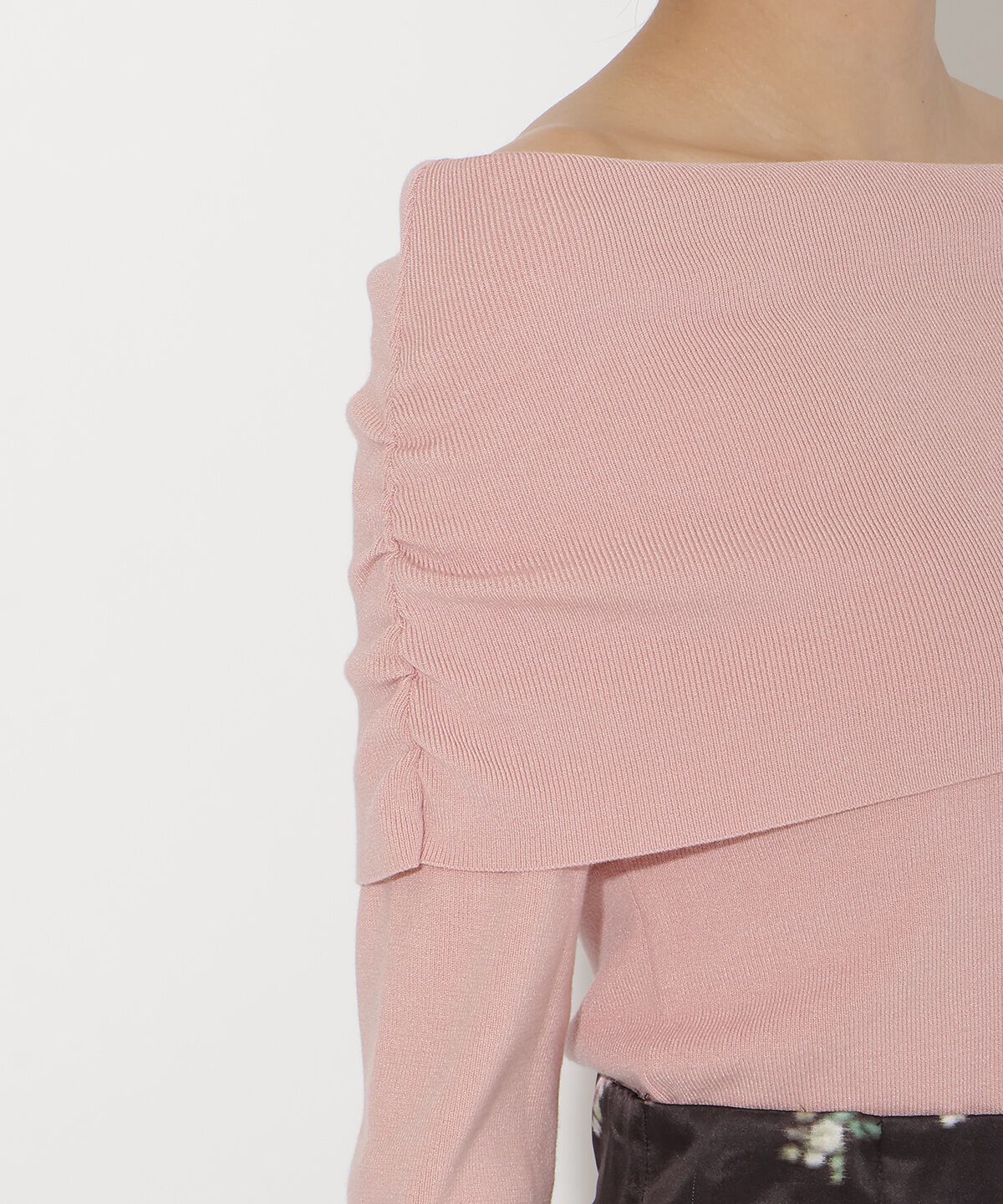 アンドクチュール「オフショルプルオーバー」|ニット・セーター|