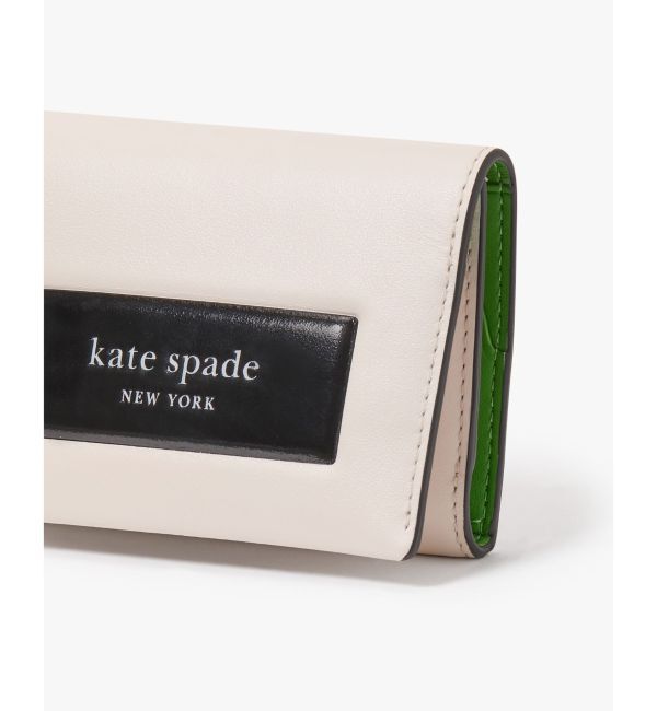 kate spade new york「ラベル カード ケース トライフォールド ウォレット」|財布|