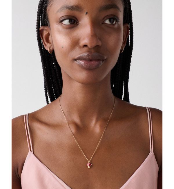 kate spade new york「シークレット ガーデン マッシュルーム ペンダント」|ネックレス|
