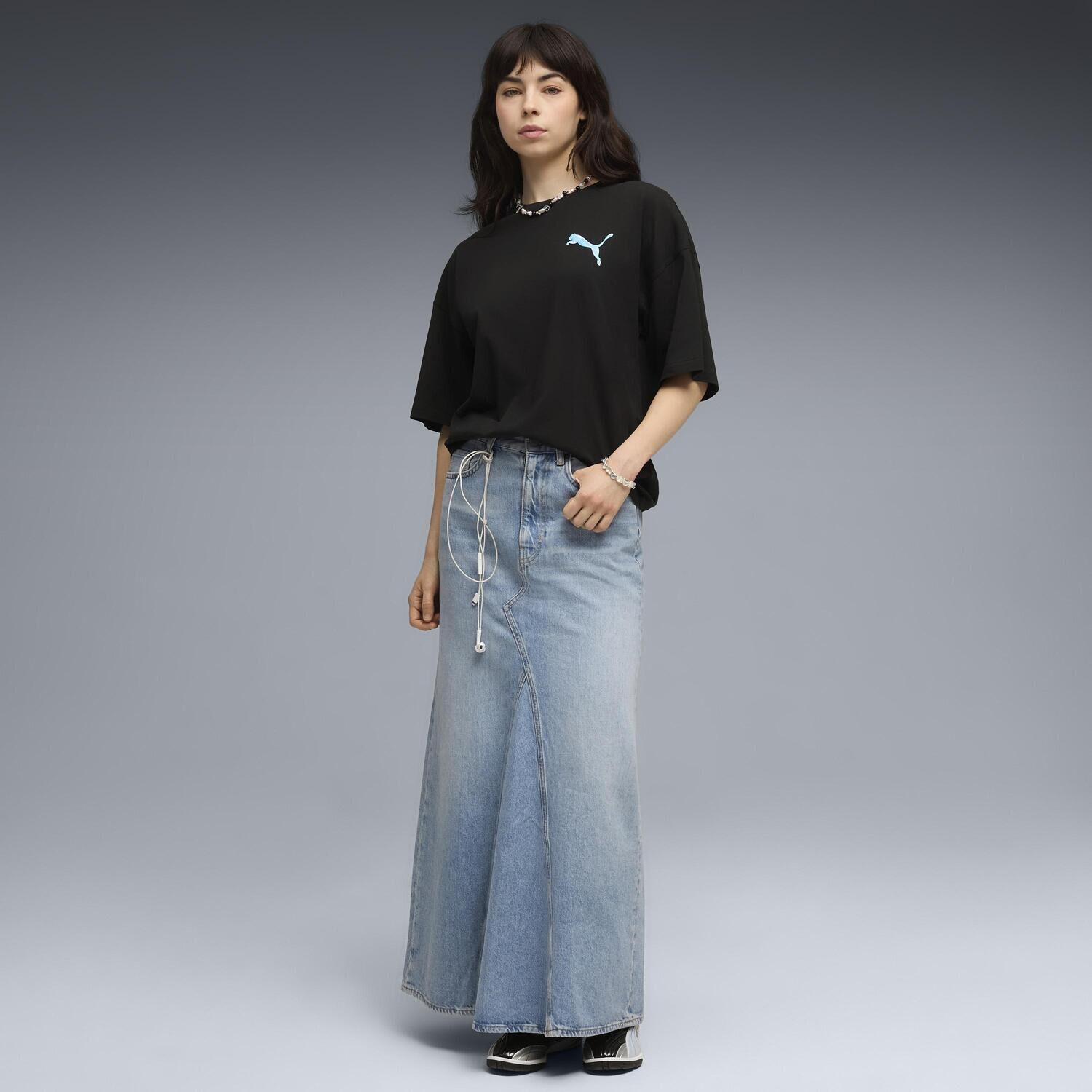 PUMA「【PUMA ｳｪｱ】W GRAPHICS BUBBLEOVERSIZED TEE」|Tシャツ・カットソー|