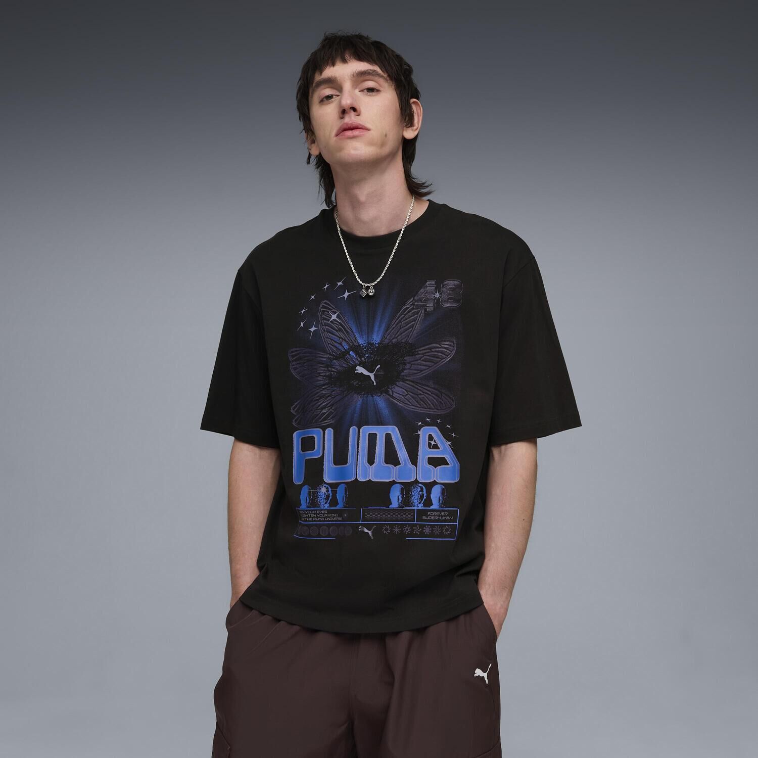 PUMA「【PUMA ｳｪｱ】M GRAPHIC SPORT BPM BOXY TEE」|Tシャツ・カットソー|