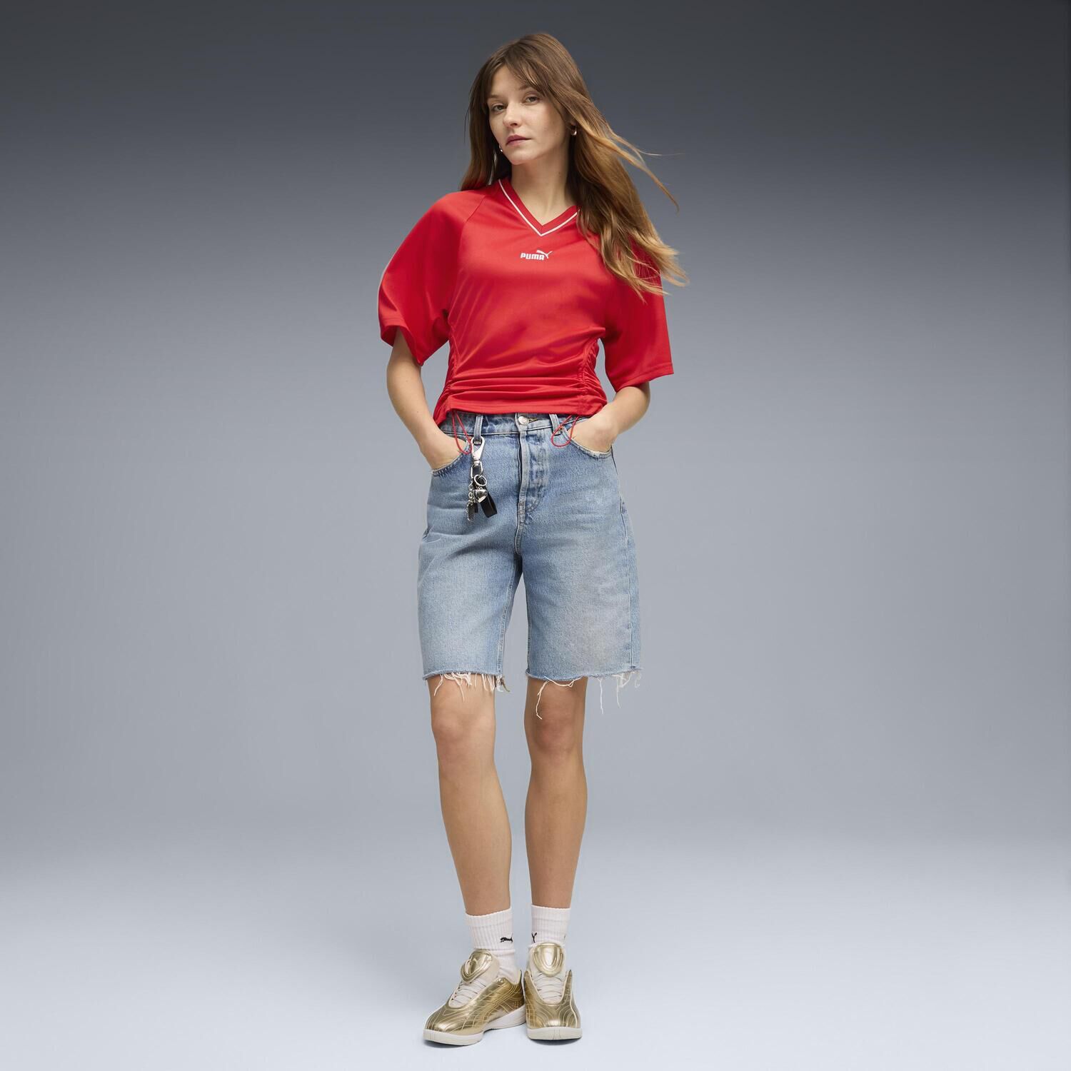 PUMA「【PUMA ｳｪｱ】W F.P.ARCHIVE FOOTBALL Shirt」|Tシャツ・カットソー|