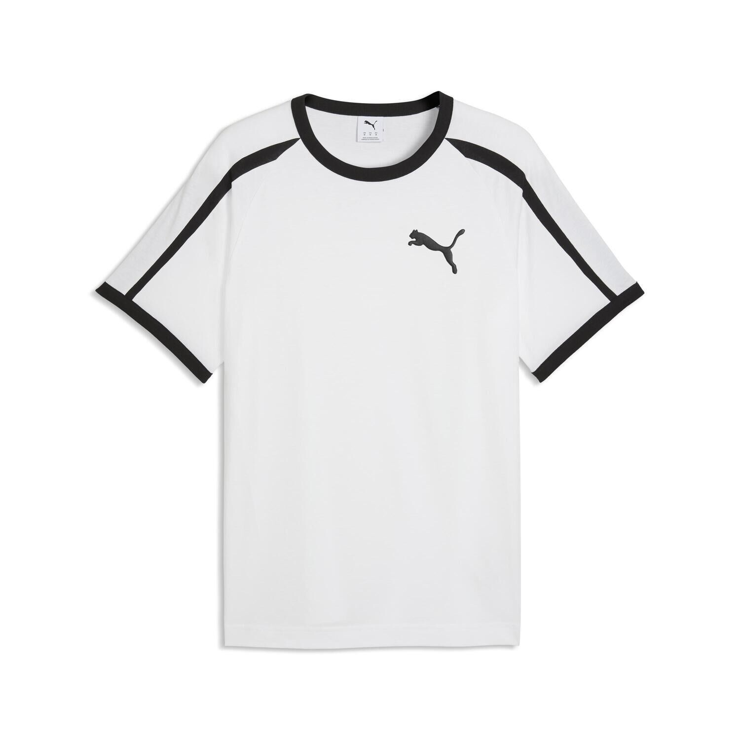 PUMA「【PUMA ｳｪｱ】M T7 BIG CAT RINGER TEE」|Tシャツ・カットソー|ホワイト